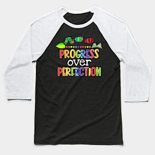 Progress Over   Teacher Back To School Baseball T-Shirt